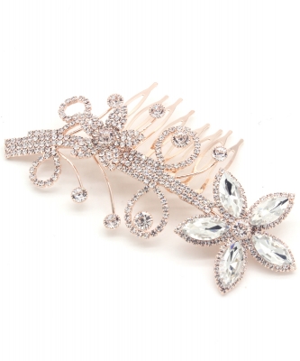 Rhinestone Hair Comb Hair Accessory HM300106 RGCL